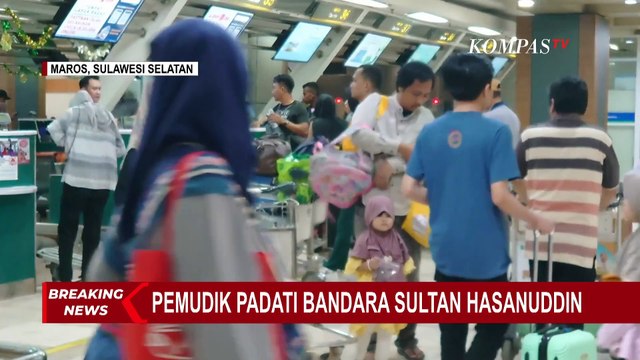 Jumlah Lonjakan Pemudik yang Berangkat dari Bandara Sultan Hasanuddin saat Arus Balik