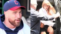 Travis Kelce Caught Turns Shield For Taylor Swift During Outing in LA