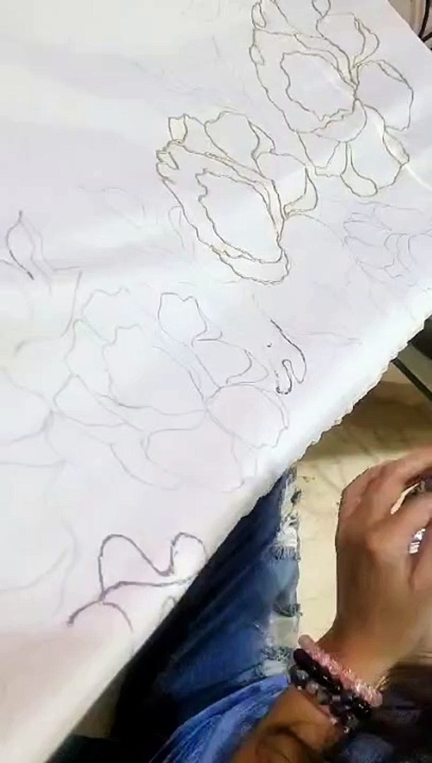 ⁣Rajasthan's mixed media artist Renal Bhurat