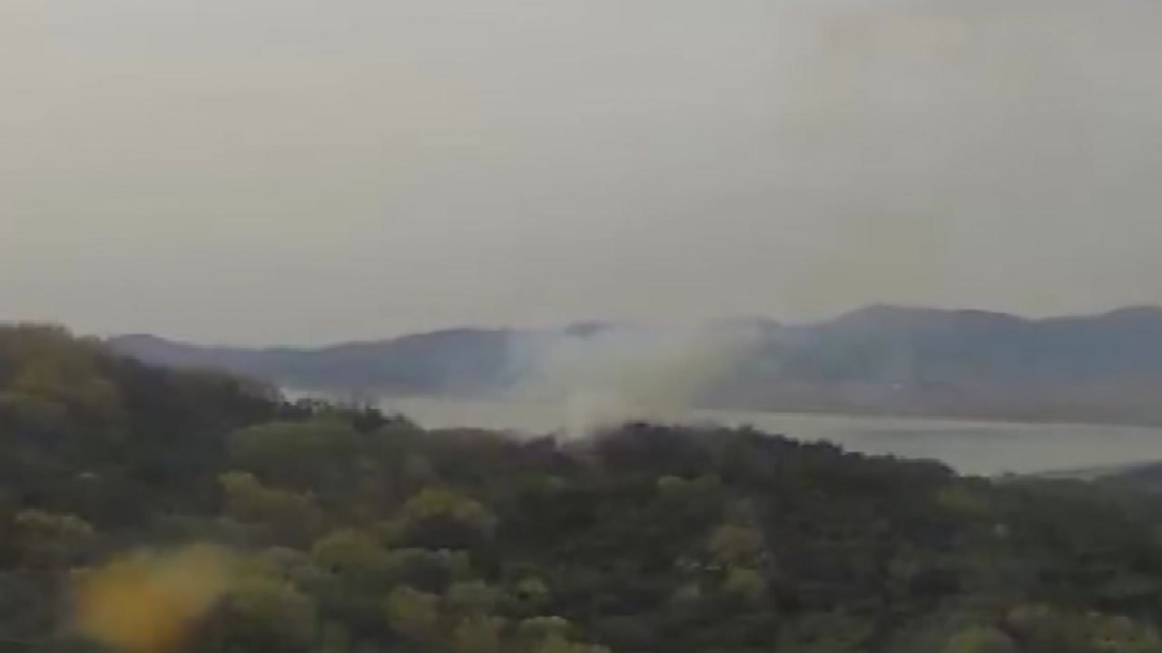 충남 보령 해망산 산불..."입산자 실화 추정" / YTN