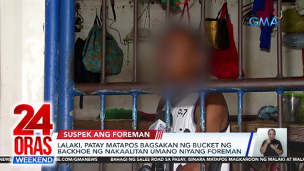 24 Oras Weekend Part 4- Pinatay gamit ang backhoe; Saksakan sa Sydney; Aso sinagip sa bubong; atbp.