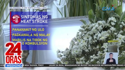 Heat stroke, hinihinalang dahilan ng pagkamatay ng isang ginang | 24 Oras Weekend
