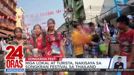 Mga lokal at turista, nakisaya sa Songkran Festival sa Thailand | 24 Oras Weekend