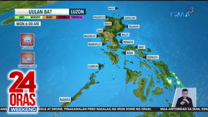 PAGASA: Easterlies, magpapaulan sa ilang bahagi ng bansa bukas | 24 Oras Weekend