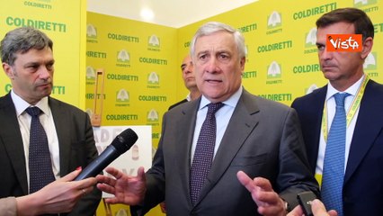 Tajani a Vinitaly a stand Coldiretti: "Dobbiamo puntare sulla diplomazia del Made in Italy"