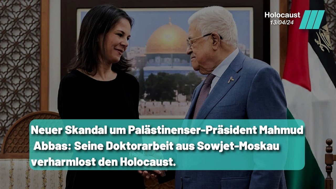 Holocaust Leugnung: Abbas' schockierende Thesen enthüllt !
