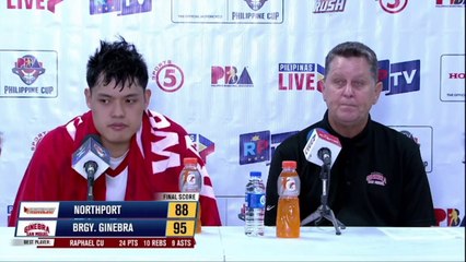 Interview with Best Player Ralph Cu and Coach Tim Cone [Apr. 14, 2024]