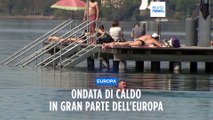 Ondata di caldo dalla Portogallo all'Italia, bagno nei laghi in Austria