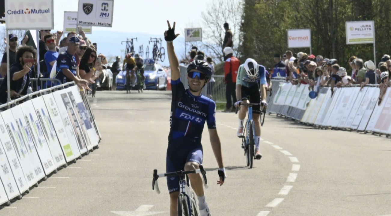 Cyclisme - Tour du Doubs 2024 - Lenny Martinez encore et son 2 sur 3 sur le Trytpique franc-comtois