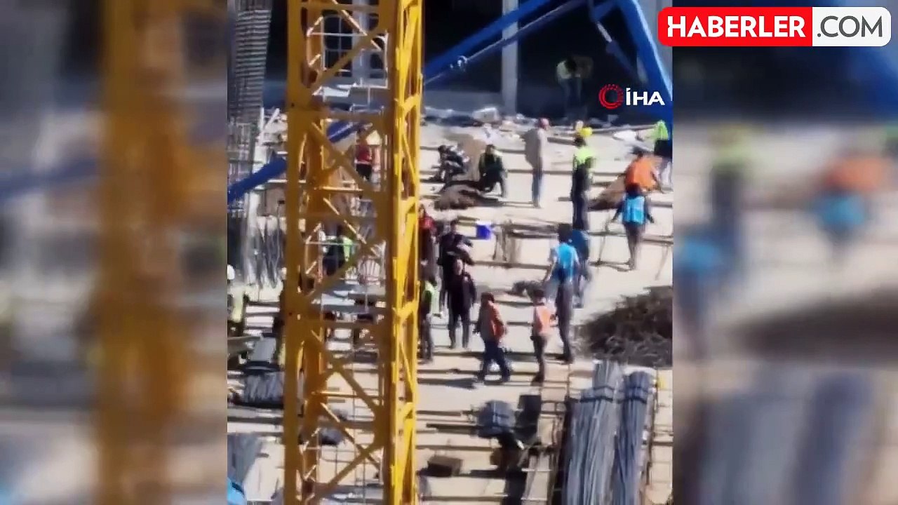 Ataşehir'de inşaat alanında kaza: Mobil vinç devrildi, 1 kişi hayatını kaybetti