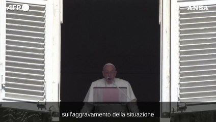 Il Papa, "in Medio Oriente si fermi la spirale di violenza"
