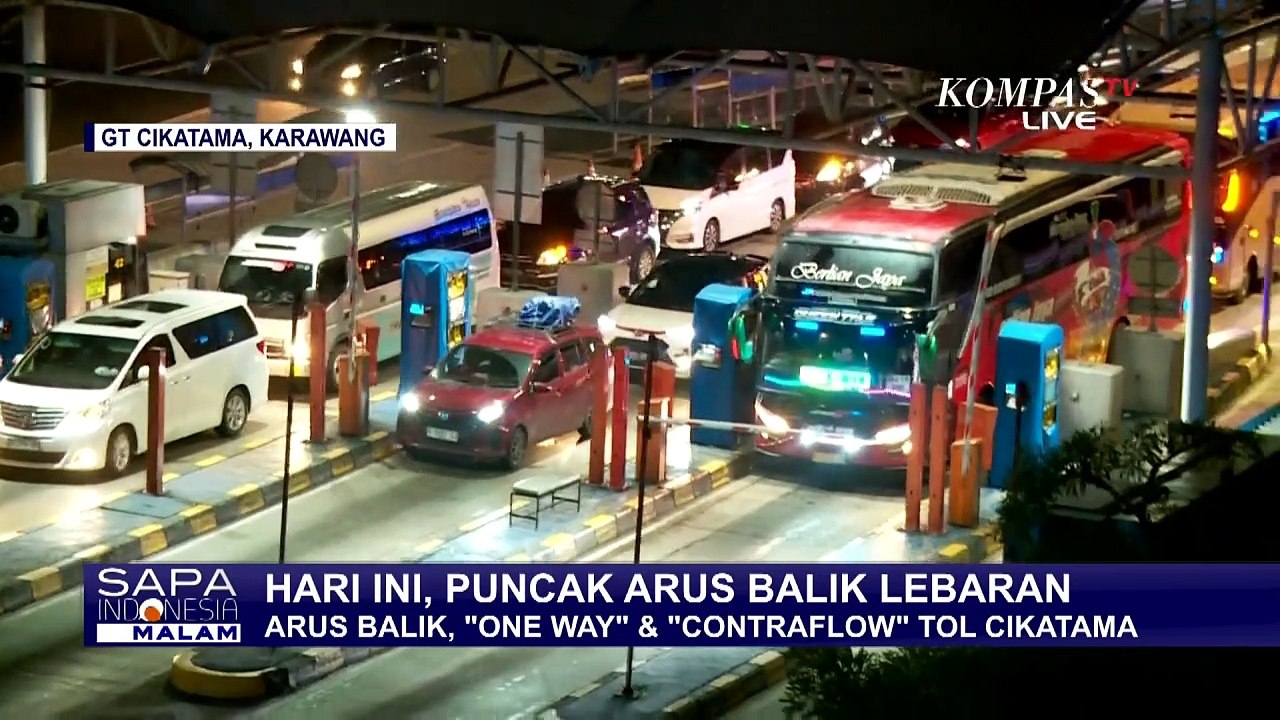 Begini Pantauan Situasi Puncak Arus Balik Lebaran di Tol Cikatama