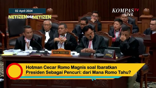 Hotman Cecar Romo Magnis hingga Disebut Hotmen di Sidang MK, Ini Kata Netizen NETIZEN OH NETIZEN
