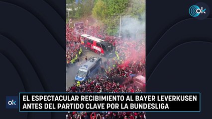 El espectacular recibimiento al Bayer Leverkusen antes del partido clave por la Bundesliga