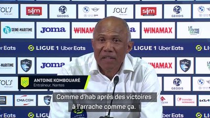 Nantes - Kombouaré : "Énormément de joie"