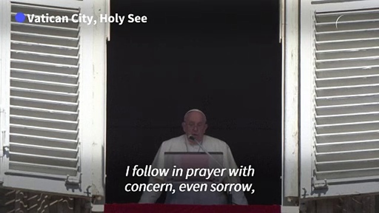 Pope warns against 'spiral of violence' after Iran attack on Israel