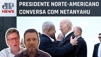 Biden diz que EUA não irão apoiar ofensiva de Israel contra Irã; José Niemeyer e Segré comentam