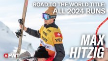 Max Hitzig's Road to the 2024 Freeride World Title I All FWT24 Runs
