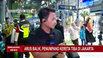 Situasi Terkini Arus Balik Lebaran di Stasiun Pasar Senen Jakarta