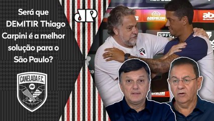 "A questão não é apenas demitir, mas quem vai contratar..." Demitir Thiago Carpini é a melhor opção?