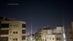 Iranian Missiles Or Drones Being Intercepted In The Sky Above Jordan