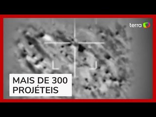Israel divulga vídeo de caças abatendo drones do Irã
