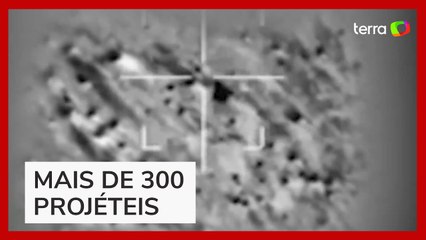 Israel divulga vídeo de caças abatendo drones do Irã