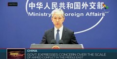 China calls for restraint in the face of military escalation in the Middle East