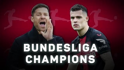 Bayer Leverkusen's Bundesliga triumph in numbers