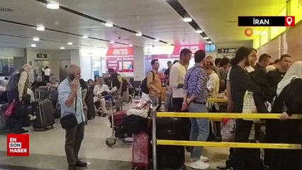 Tahran’daki tüm uçuşlar yarına kadar askıya alındı
