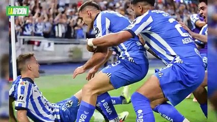 Nahuel Guzmán sale escoltado del Estadio BBVA, ¿Qué hizo para enojar a ´La Pandilla´?