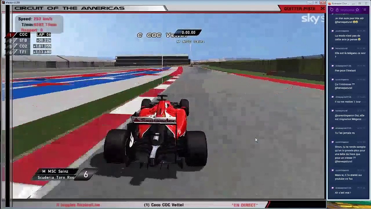 F1Brain S3 - 2015 : GP des Etats-Unis 13/16 - qualifs & courses | rFactor IA league