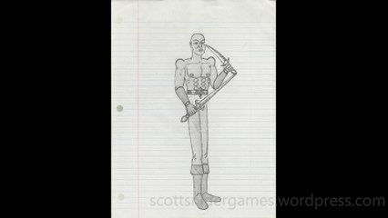 Barbarian Pencil Sketch Video #67 (04-14-2024)