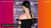 PHOTOS Katy Perry : Épaules dénudées et coiffure futuriste, elle s'affiche très amoureuse face à Kim Kardashian ultra-serrée dans sa robe