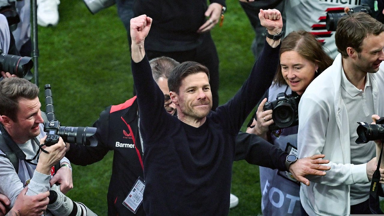 I couldn't expect something this good - Xabi Alonso as Leverkusen claim first title