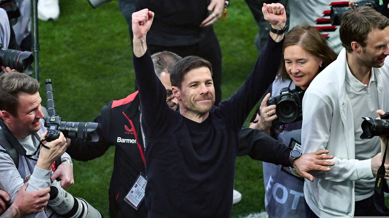 I couldn't expect something this good - Xabi Alonso as Leverkusen claim first title