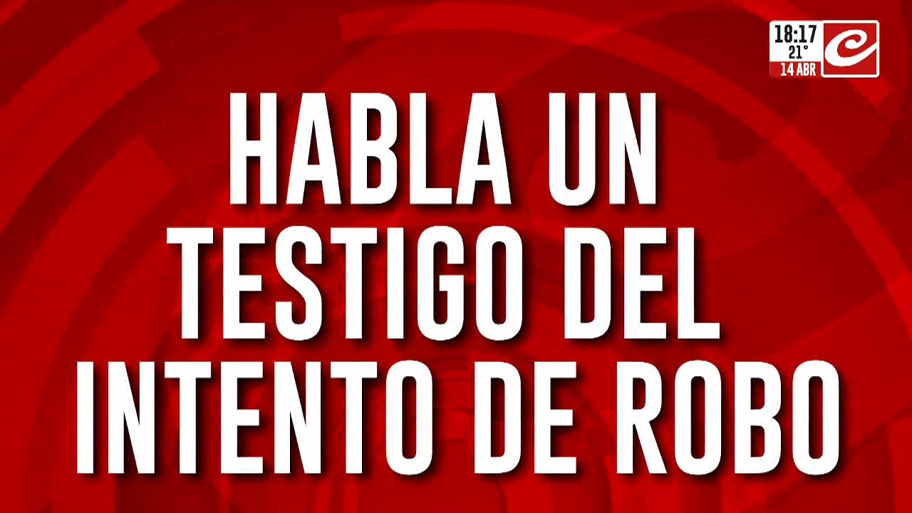 Tiroteo en un colectivo: habla una testigo del intento de robo