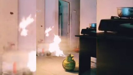 Cara Sederhana Memadamkan Api Pada Gas Elpiji Yang Terbakar