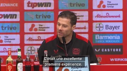 Leverkusen - Xabi Alonso : "Je ne m'attendais pas à faire aussi bien"