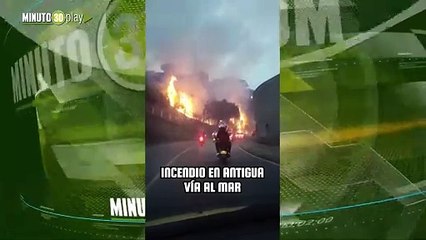 ¡Atención! Voraz incendio forestal en Robledo