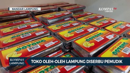 Toko Oleh-Oleh Lampung Diserbu Pemudik
