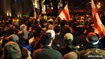 Georgia, protesta a Tbilisi contro legge sull'influenza straniera