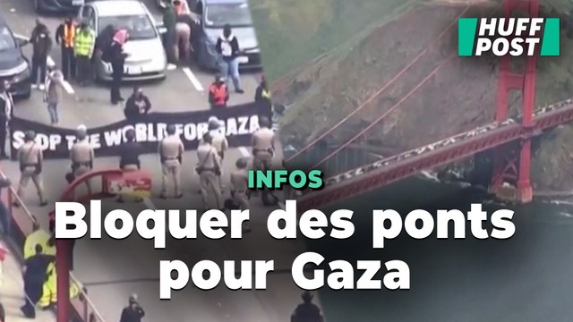 À San Francisco, le Golden Gate Bridge bloqué par des manifestants pro-Gaza