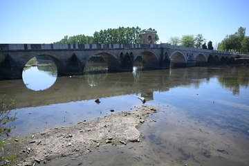 Tunca Nehri'nin debisi düştü