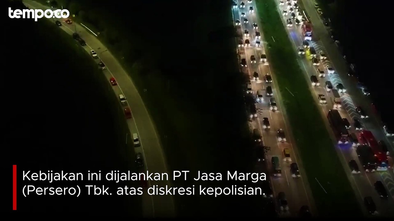 Video Drone: Puncak Arus Balik Lebaran, Kemacetan Mengular di Tol Cipali Sejak Minggu Malam