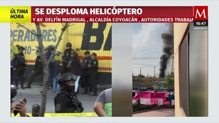 Скачать видео: Martí Batres se pronuncia ante la caída del helicóptero en la Ciudad de México