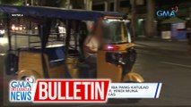 Mga mahuhuling e-trike, e-bike, at iba pang katulad nito sa mga national road sa NCR, hindi muna titiketan ng MMDA hanggang bukas | GMA Integrated News Bulletin