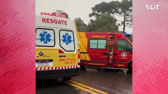 Três pessoas morrem e outras quatro ficam feridas em grave acidente na BR-277 em Palmeira