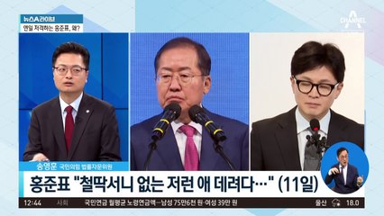 거칠어진 홍준표…연일 한동훈 맹공 이유는?