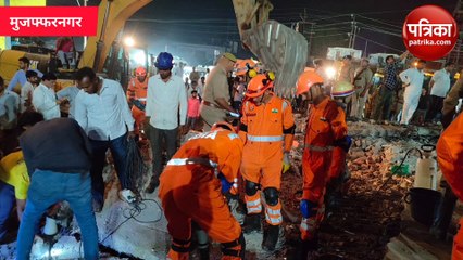 मुज़फ्फरनगर में बड़ा हादसा जैक से उठाते हुए लैंटर गिरा कई मजदुर दबे